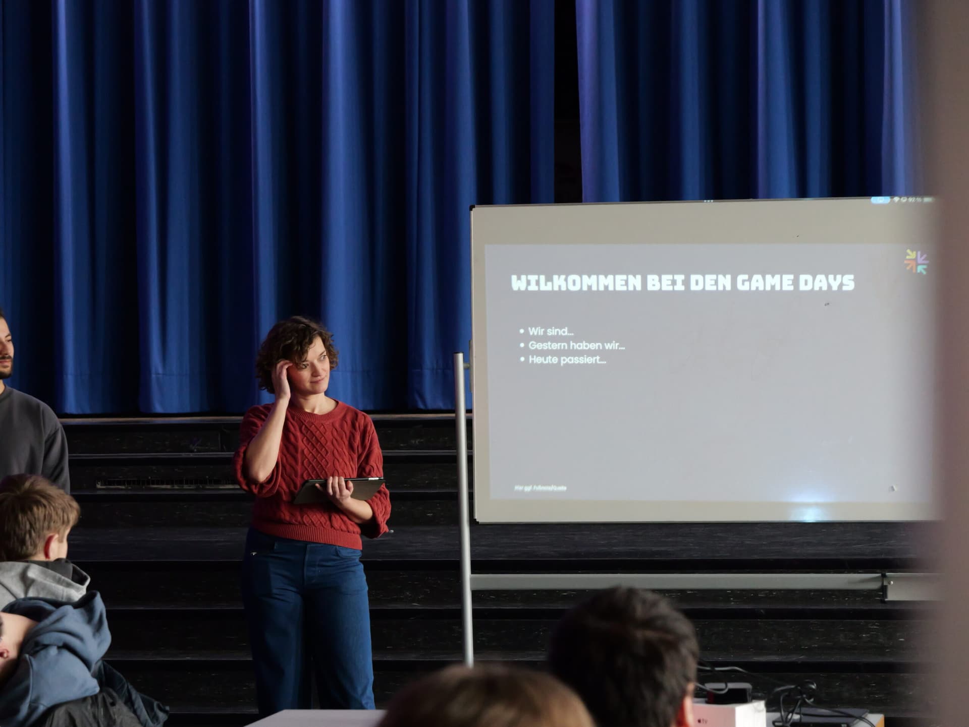 Vortrag bei einem unserer Gameshift-Events.